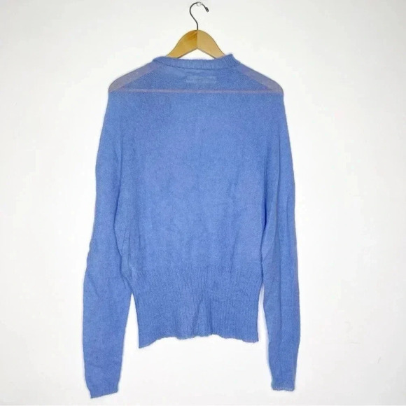 Tela 9 Blue Bow Neck Pullover Sweater Size Small - Picture 8 of 9